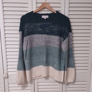 Knox Rose Pullover V Neck Sweater Size M